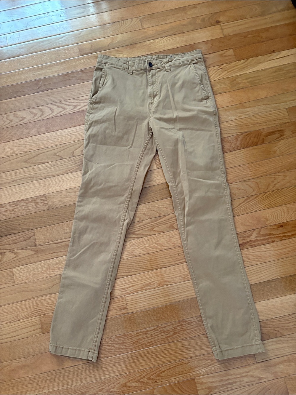 George Slim Khaki Chino Pants
